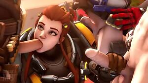 Brigitte supporting her team