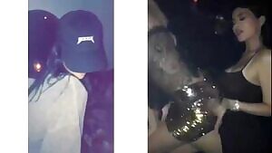 Psuedo Incest: Kylie and Kendall grinding on each other and Kylie putting her hands down Kendalls shorts