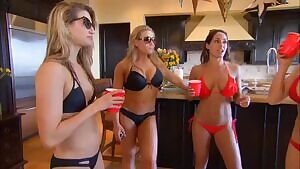 Nikki & Natayla smacking each others ass