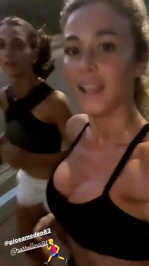 Diletta Leotta Running & Bouncing