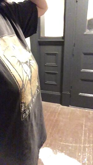 Stripping in front of my apartment building’s front door