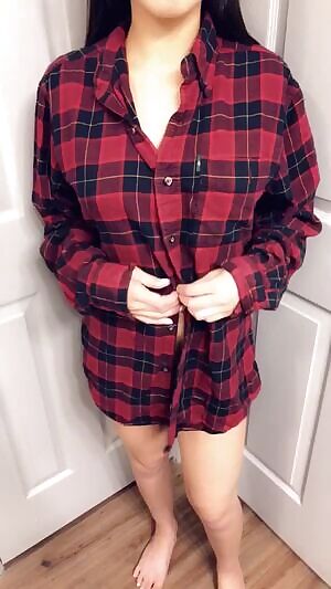 I have a surprise for you under my flannel