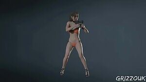 Claire orange bikini Mod RE2:Re