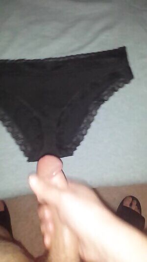 Exploding all over my best friends panties