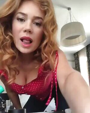 Palina Rojinski...bouncing...