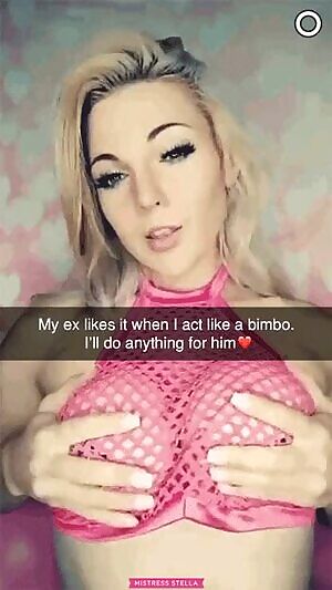 She's a bimbo for him only 💋