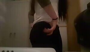 My girlfriend showing off and spreading cheeks