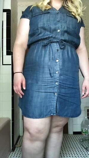 New dress and old panties...which do you like better?