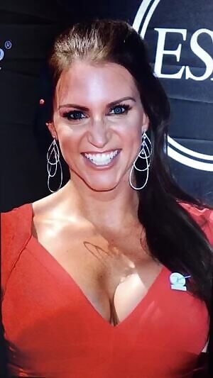 Stephanie McMahon makes my cock blast HUGE ROPES OF CUM on her sexy big tits and gorgeous milf face!!!!
