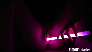 So, I went outside and fucked myself with a glowstick in the middle of the night. Just for funsies!