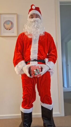 Pierced Cock Big Dick Christmas Cosplay