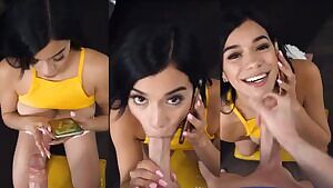 Savannah Sixx can't put down her new iPhone