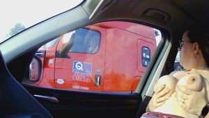 Road Fun Amateur Big Tits Hotwife