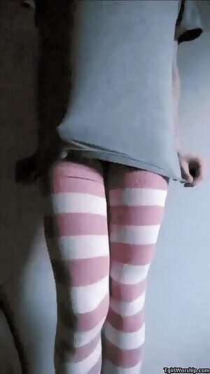 There's a big and hard surprise under her shirt