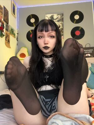 Goth Feet Foot Nylon Nylons