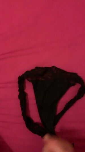 My boyfriend covering my panties