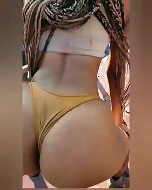 His Sister twerking at the party