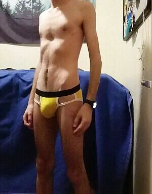 just got new underwear and couldn't decide whether to show off the front or the back, so I chose both