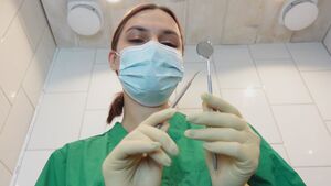 Medical Gloves Dentist Doctor Fetish MILF