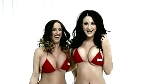 Stacey Poole & Joey Fisher bouncing