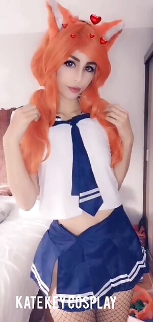 Jenna OC Catgirl And Her School Uniform ;) - By Kate Key GIF by Kate Key ...
