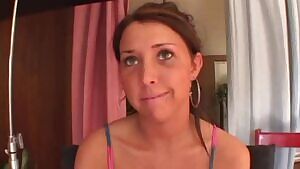 Cody Lane - Gangbang - BTS - Interview/Makeup while director feels on her body