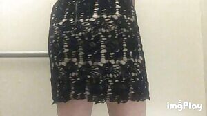 black and hot-pink mesh cheeky panties