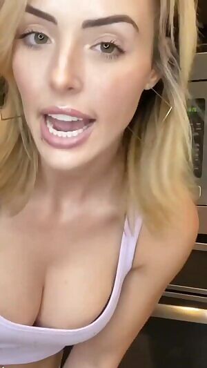 Who wouldn’t want their cock pressed between Peyton’s puppies?