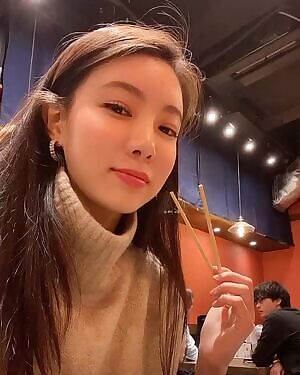 Eating noodles in Taiwan