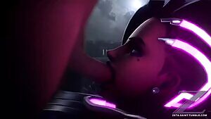 Sombra blowjob