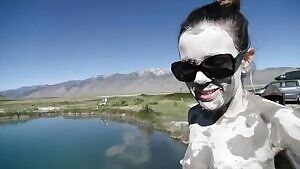 Mud Bath at Ruby Valley Hot Springs