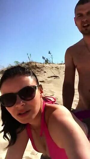 🎶 Together on the sand, we walked hand-in-hand