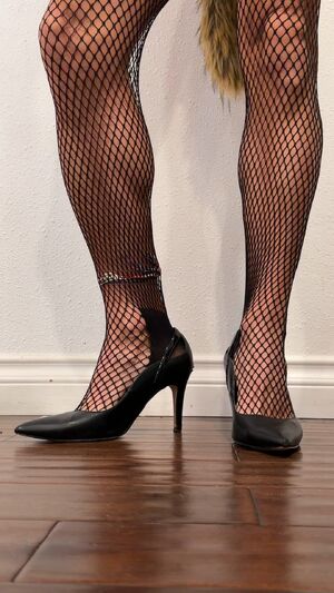 Boys In Thongs Crossdressing Femboy Fishnet