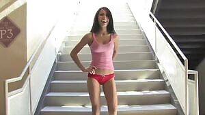 Ileana on the Stairs