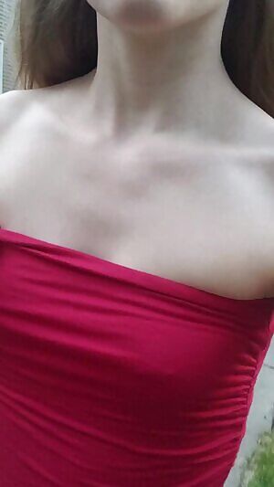 Walking and lashing on a busy road. honk if you like titties!