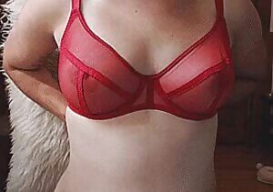 Flopping out of my bra :)