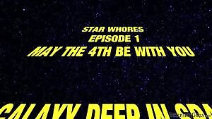 Kyler Quinn, Rosalyn Sphinx & Skye Blue - Star Whores May The 4th Be With You