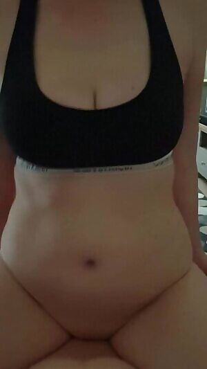 Unsure how the new underwear looks until riding hubby's dick!