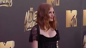 Jessica Chastain on the red carpet