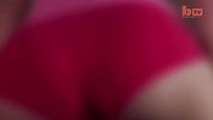 Jessica Vanessa twerking in red spandex booty shorts