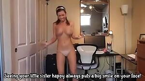 Your little sister is always so happy and free!