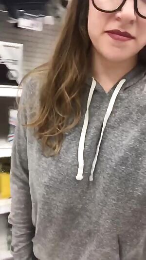 Flashing my tits at target 😘