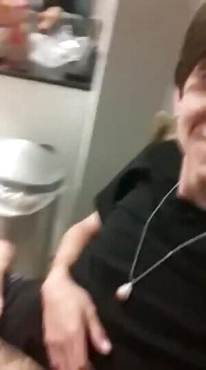 Sucking dick in the kitchen, while her parents are home...