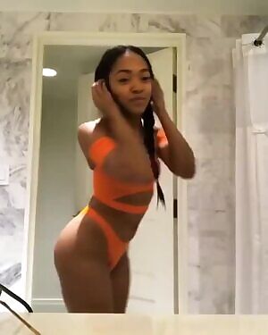 curvy and flirty in orange