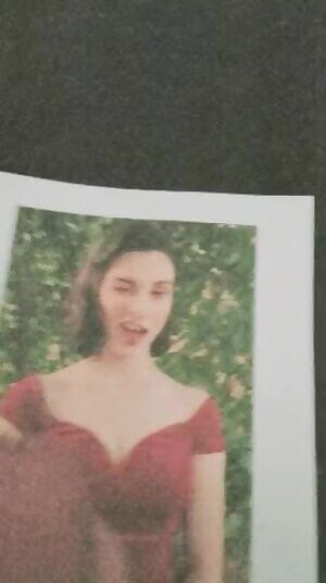 Tributing cute college girl