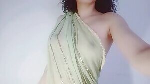 Taking of my saree.