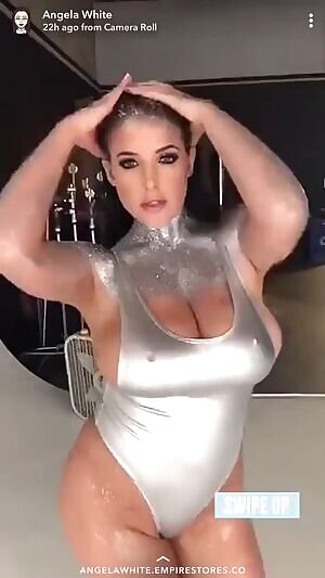 Angela White Bounce Walk
