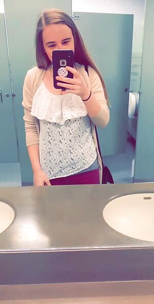 quick flash from the bathroom for titty tuesday, lunch can’t cum soon enough