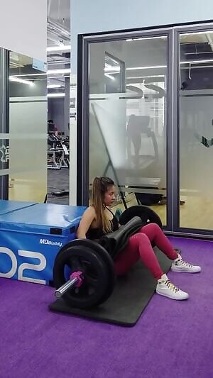 100kg hip thrusts as my leg workout finisher awhile ago 🔥