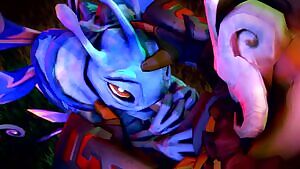 Juggernaut x Puck blowjob